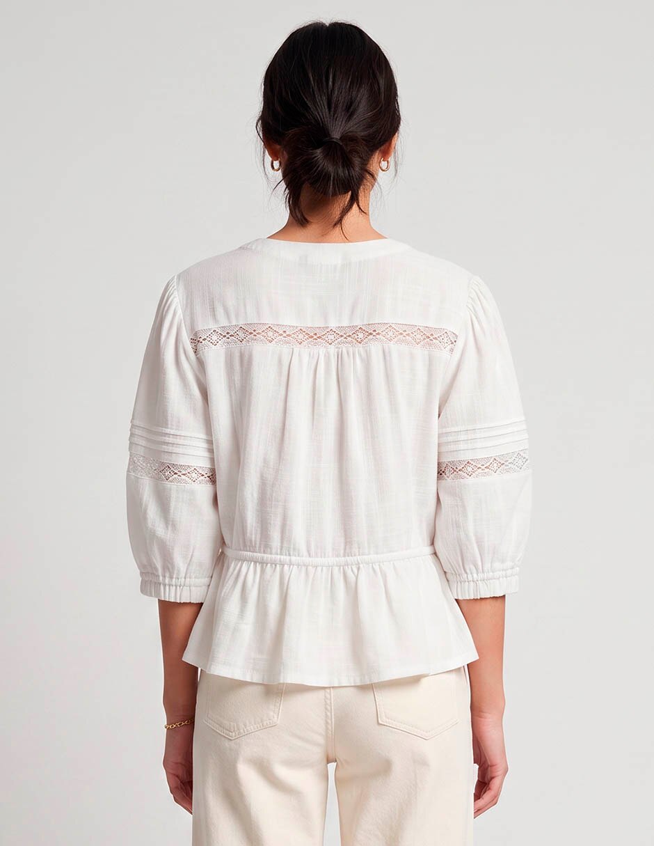 Blusa manga 3/4 para mujer 2