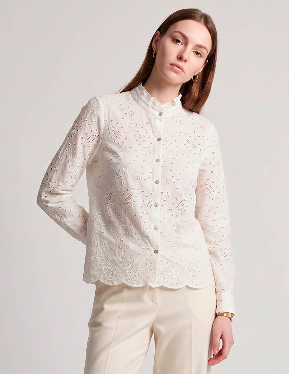 Blusa manga larga para mujer 1