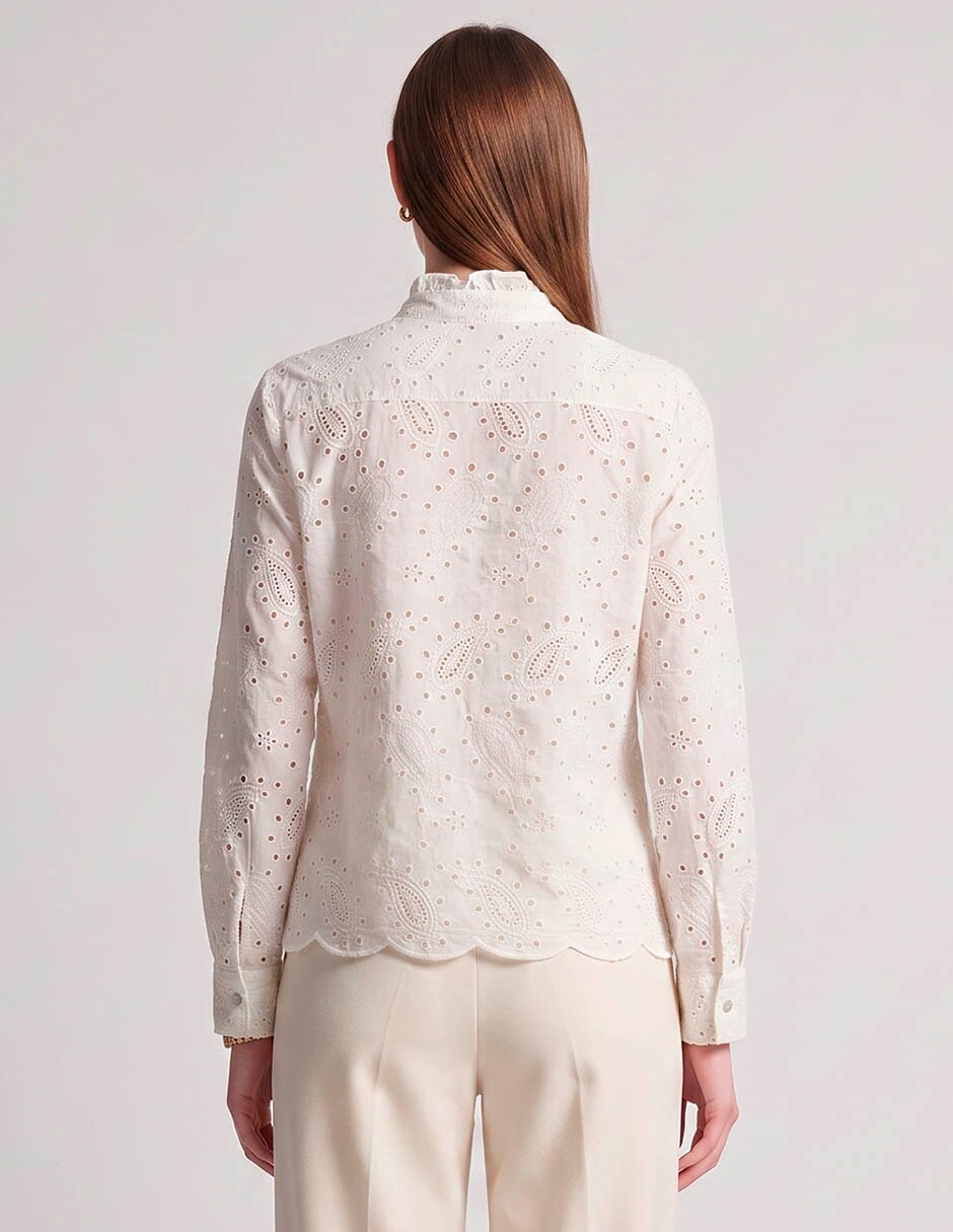 Blusa manga larga para mujer 2