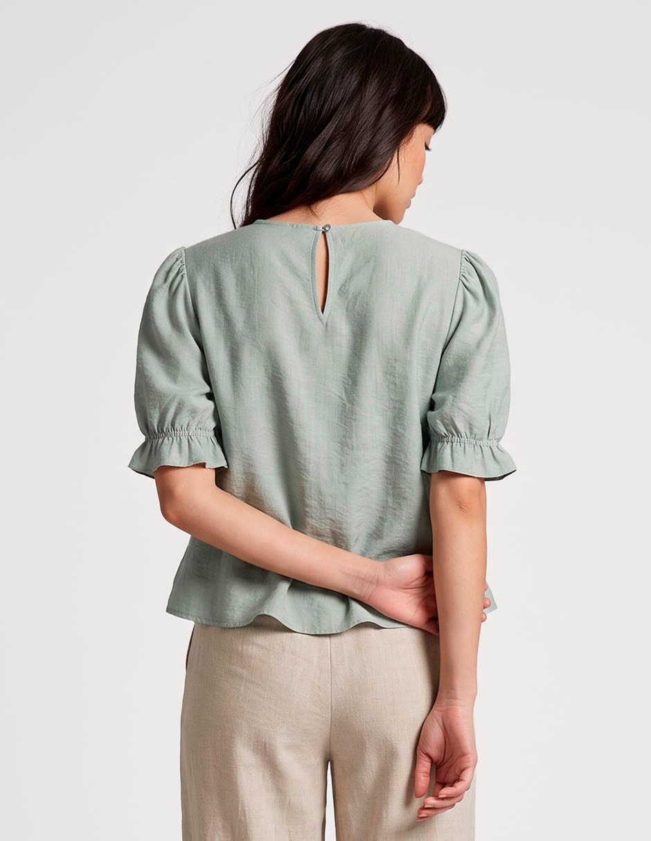 Blusa manga corta para mujer 2