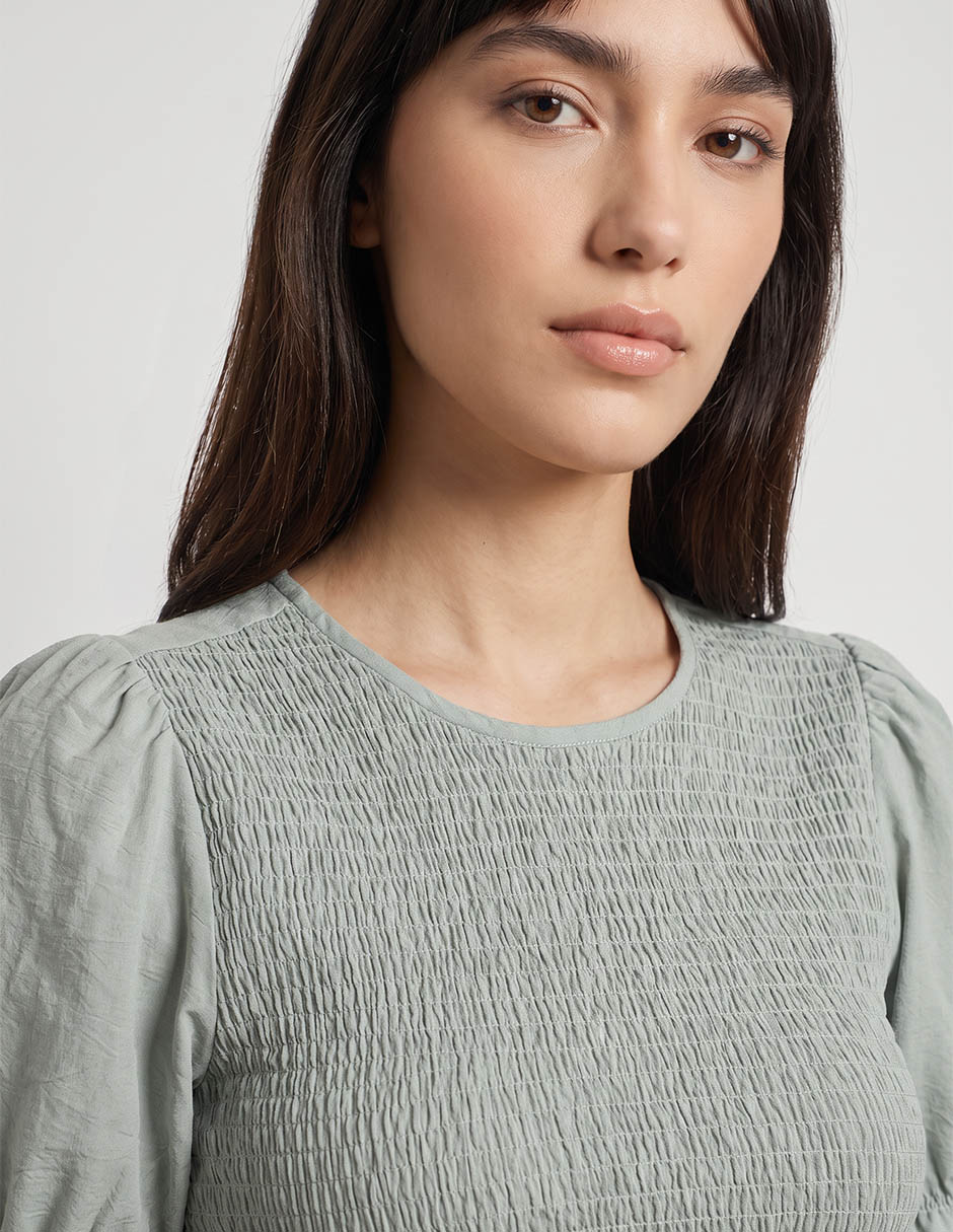 Blusa manga corta para mujer 3