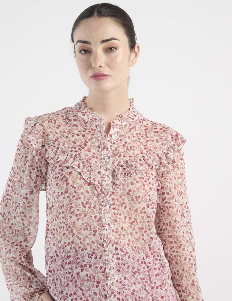 Blusa manga larga para mujer 5