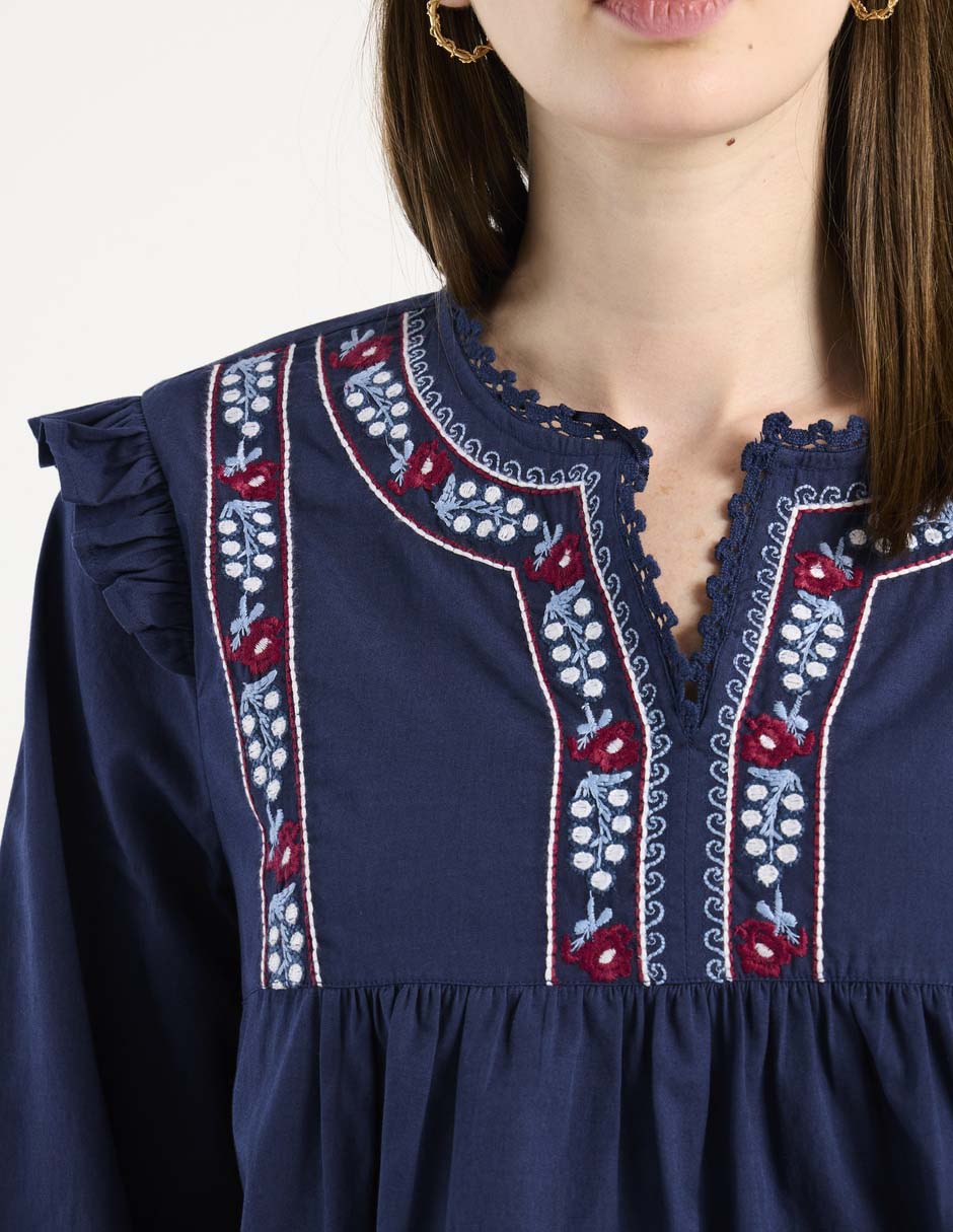 Blusa manga larga para mujer 9