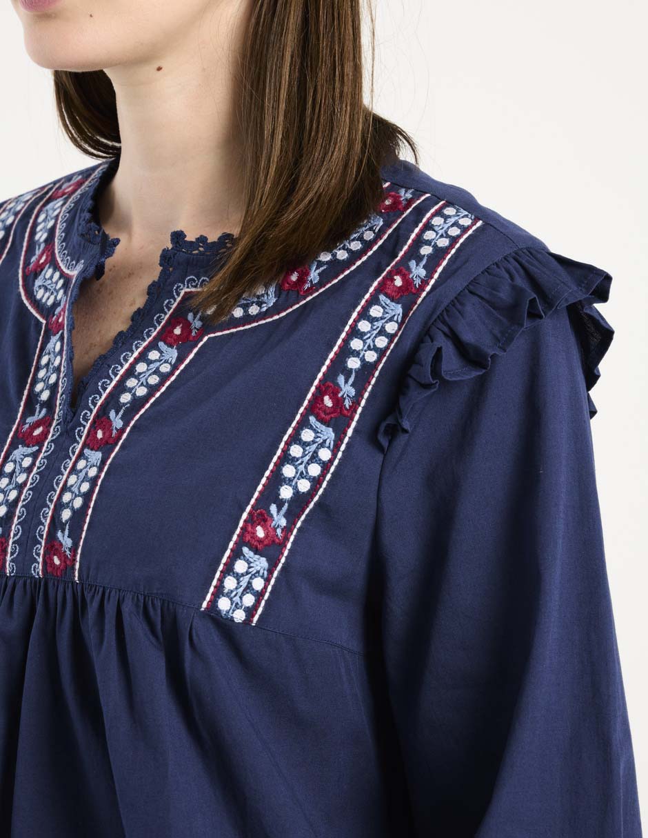 Blusa manga larga para mujer 10