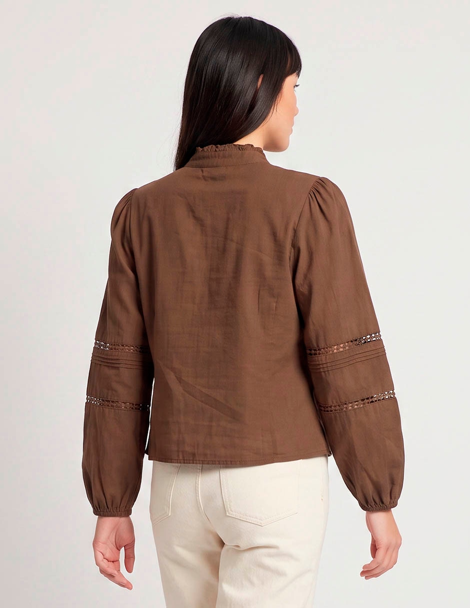 Blusa manga larga para mujer 2