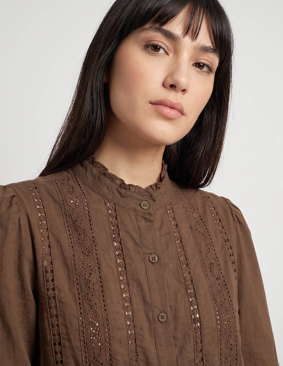 Blusa manga larga para mujer 3