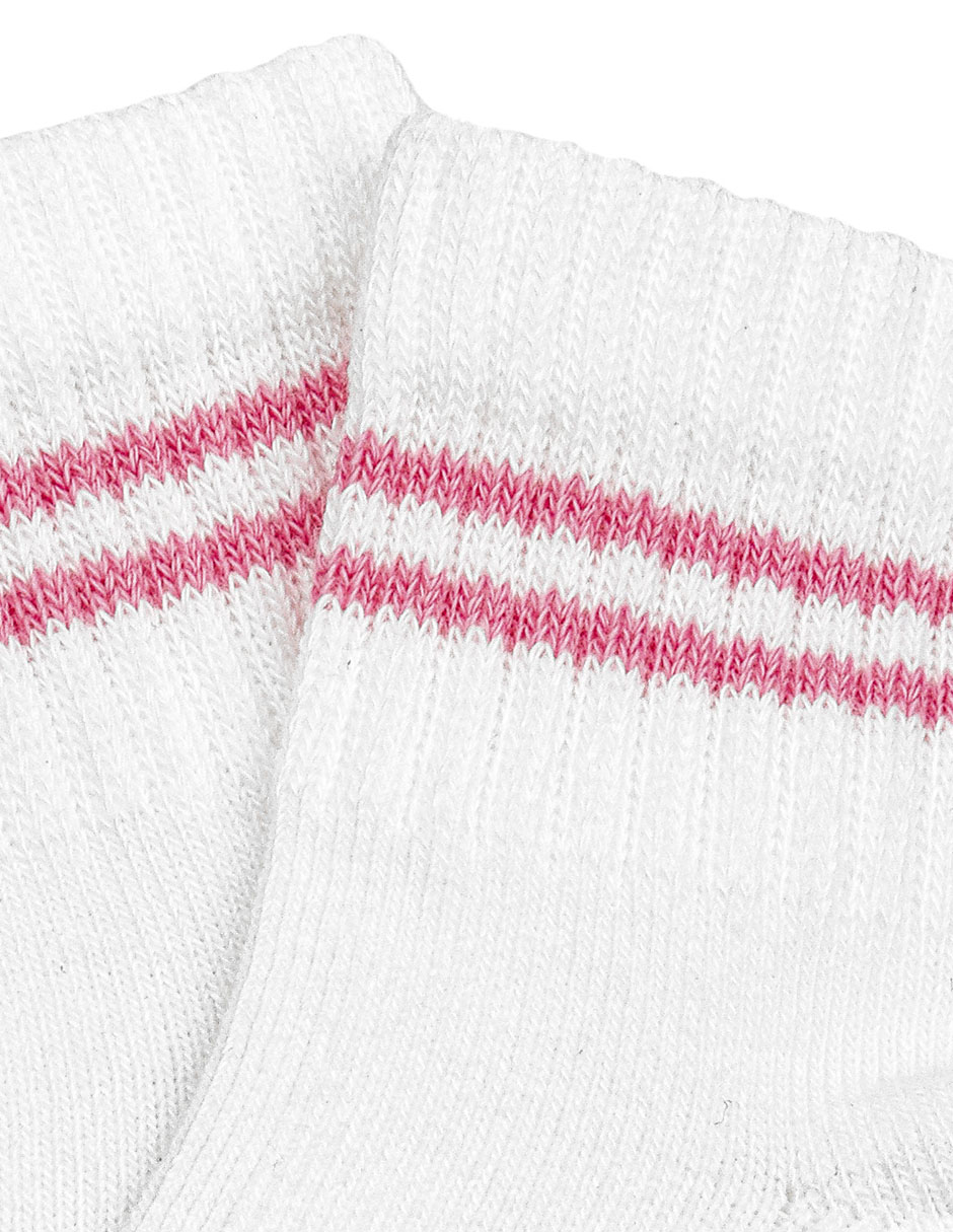 Set calceta de algodón para bebé niña 2 pares 3