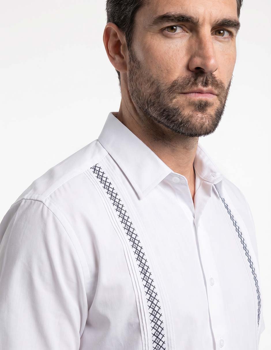 Guayabera manga corta para hombre 3