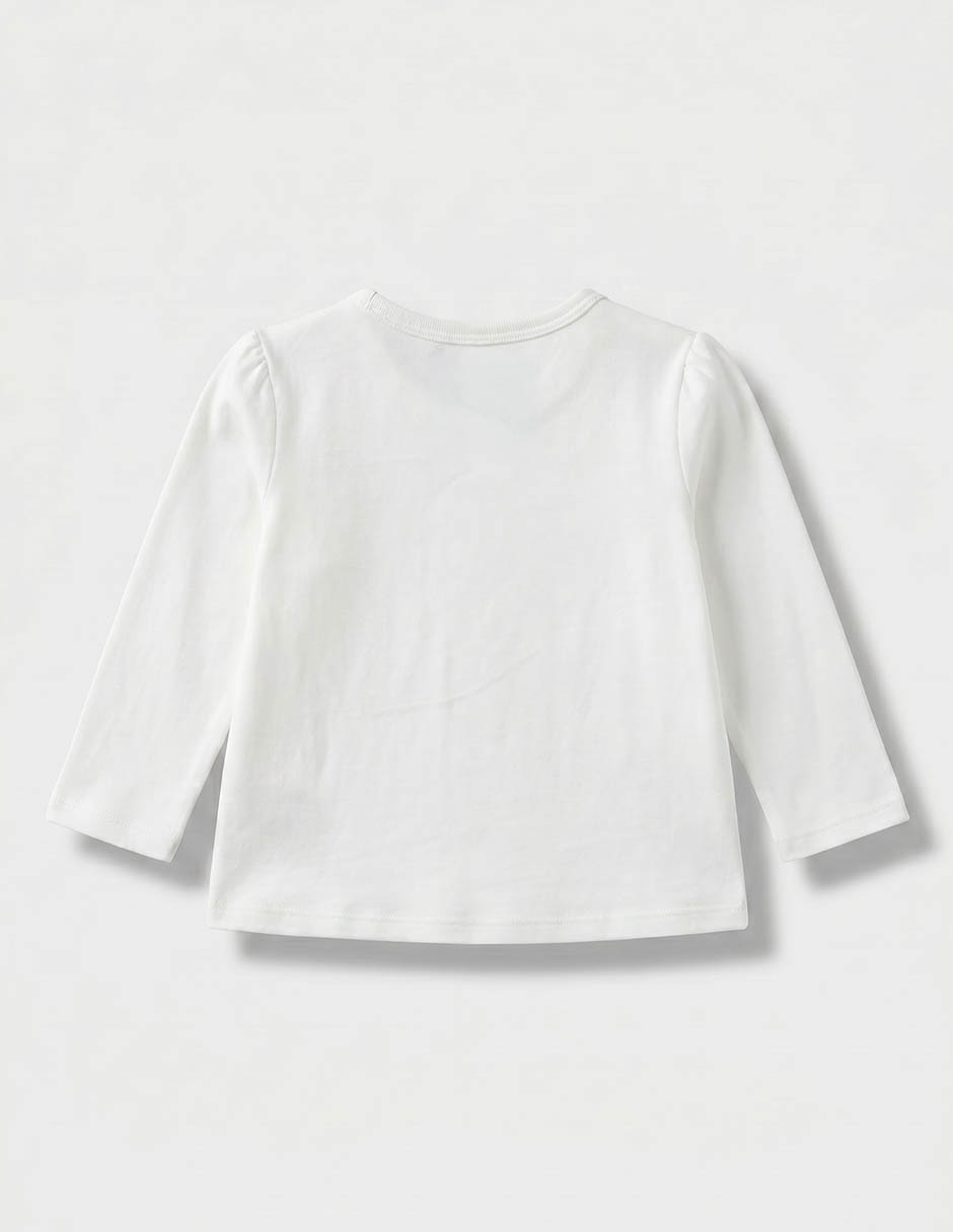 Playera manga larga para bebé niña 2