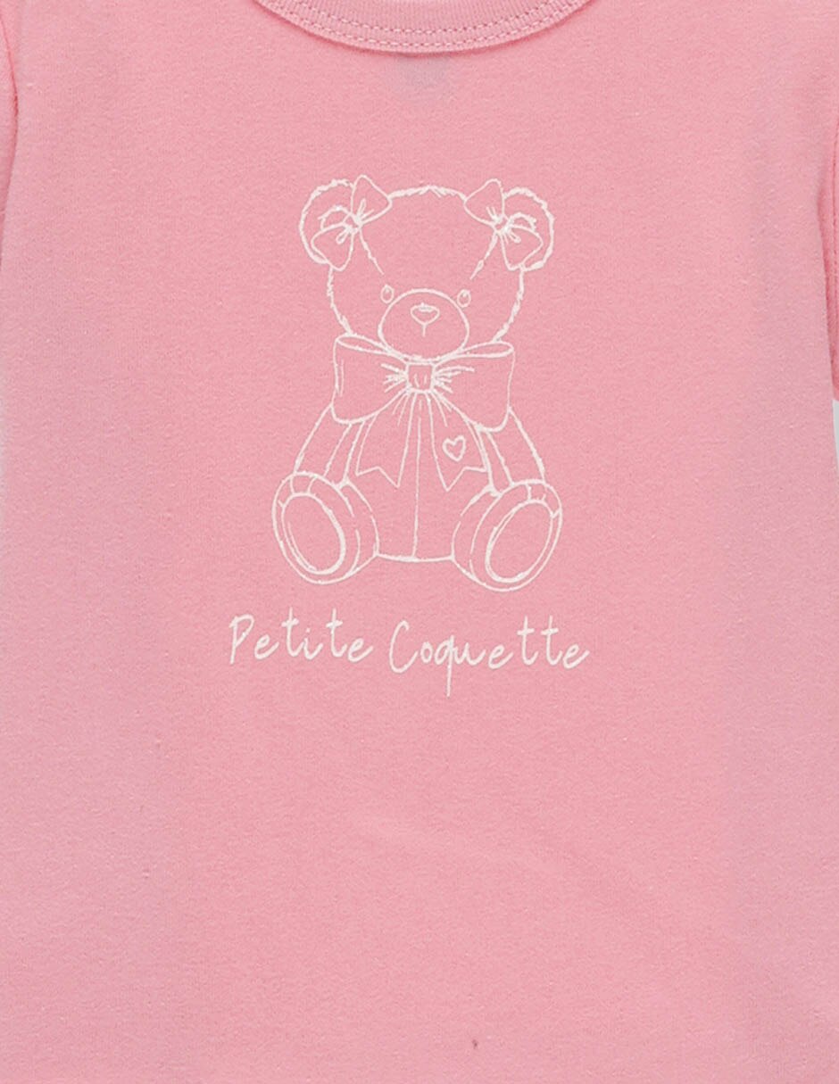 Playera Weekend Baby manga corta para bebé niña
