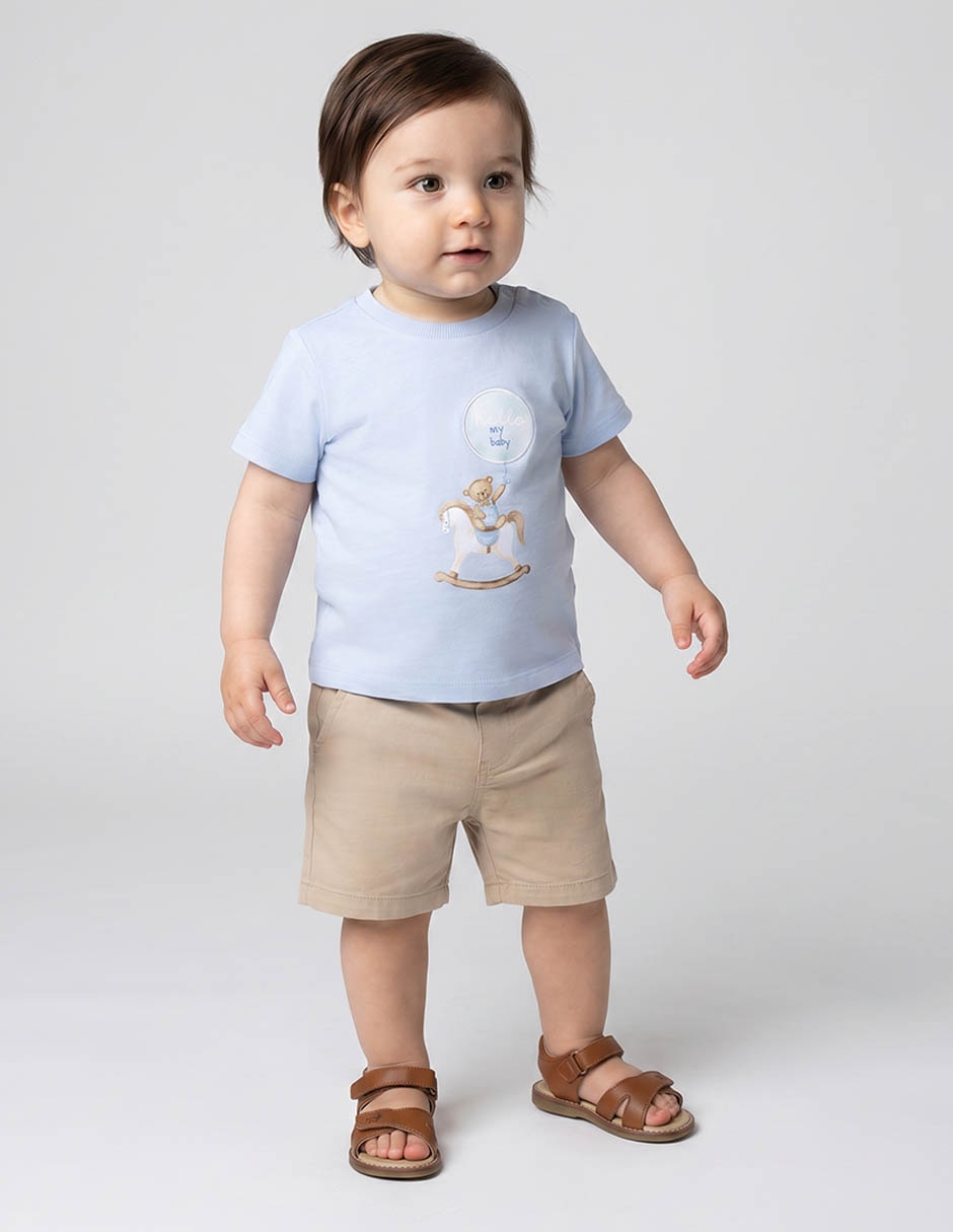 Playera Weekend Baby manga corta para bebé niño