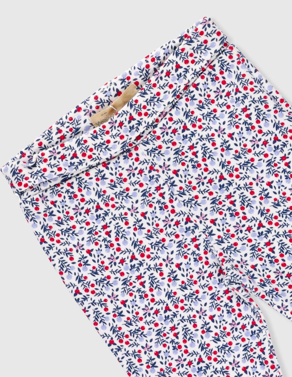 Pantalón cintura elástica para bebe niña 2