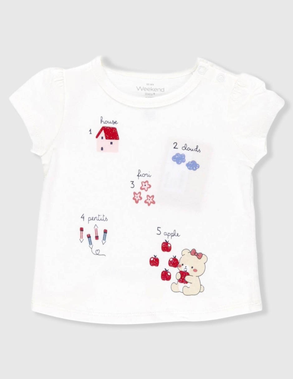 Playera manga corta para niña 2