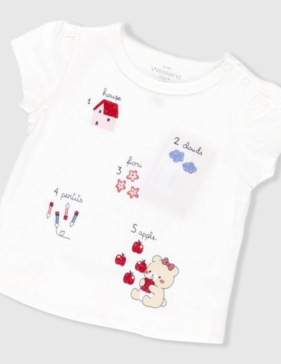 Playera manga corta para niña 4