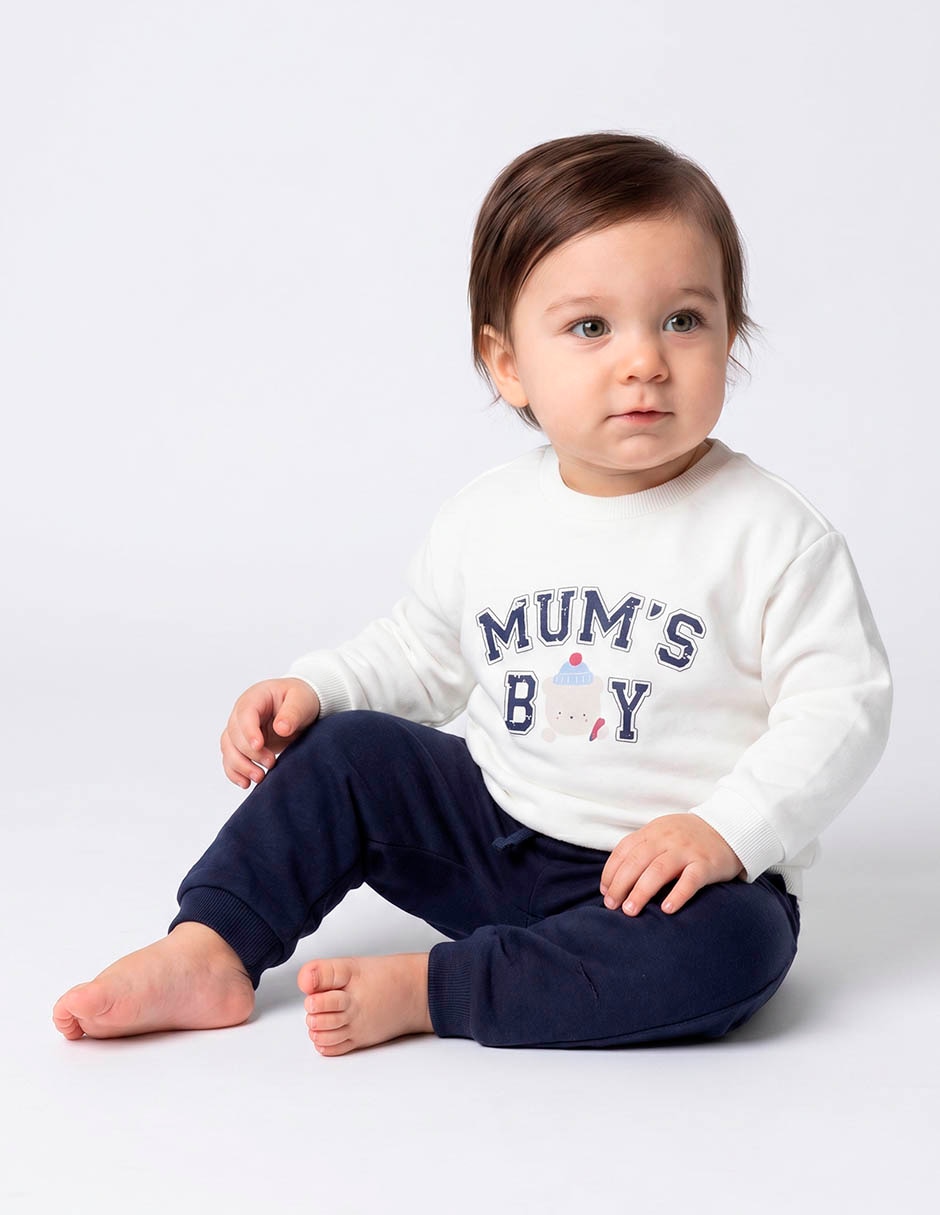 Conjunto casual weekend baby de algodón para niño