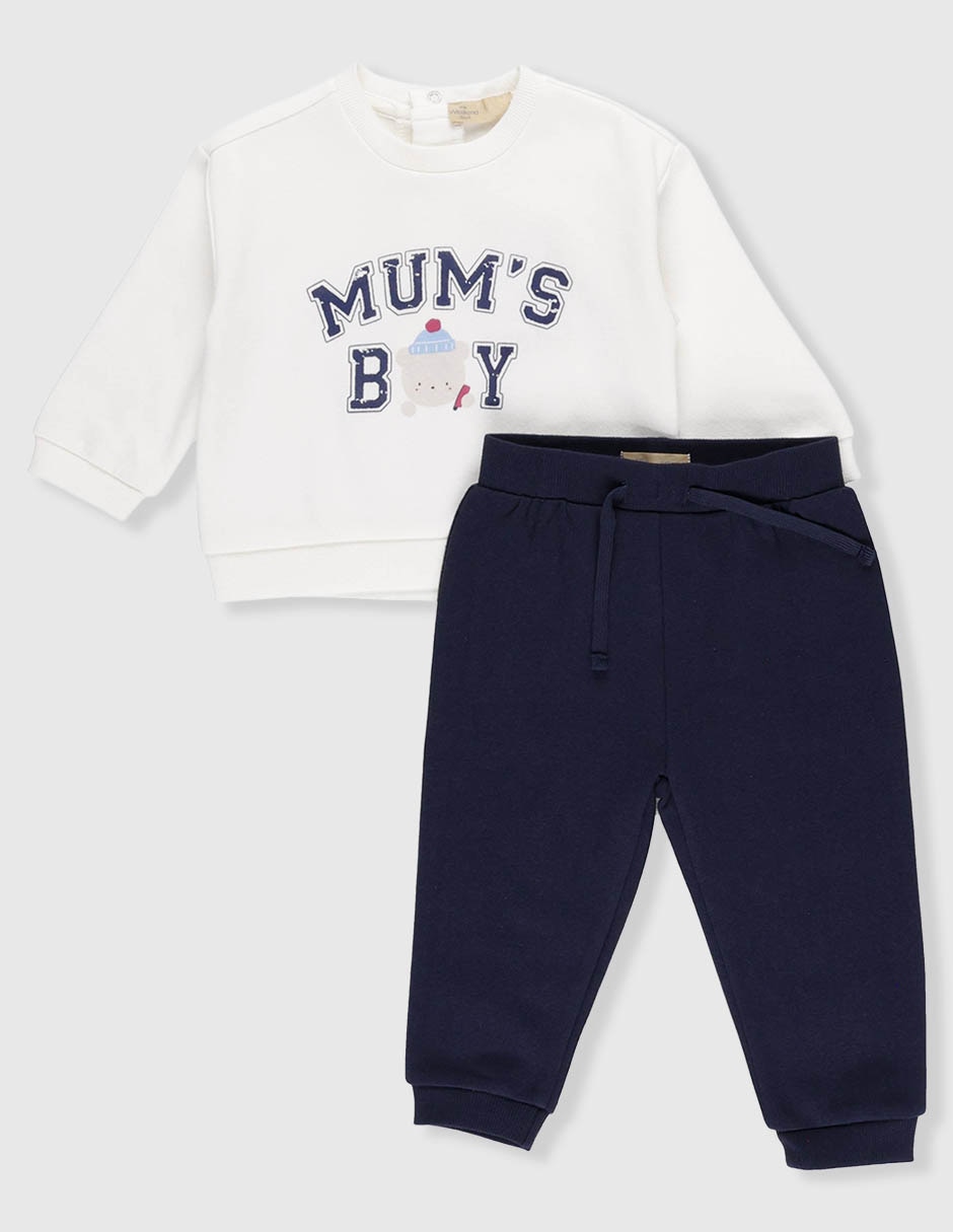 Conjunto casual weekend baby de algodón para niño