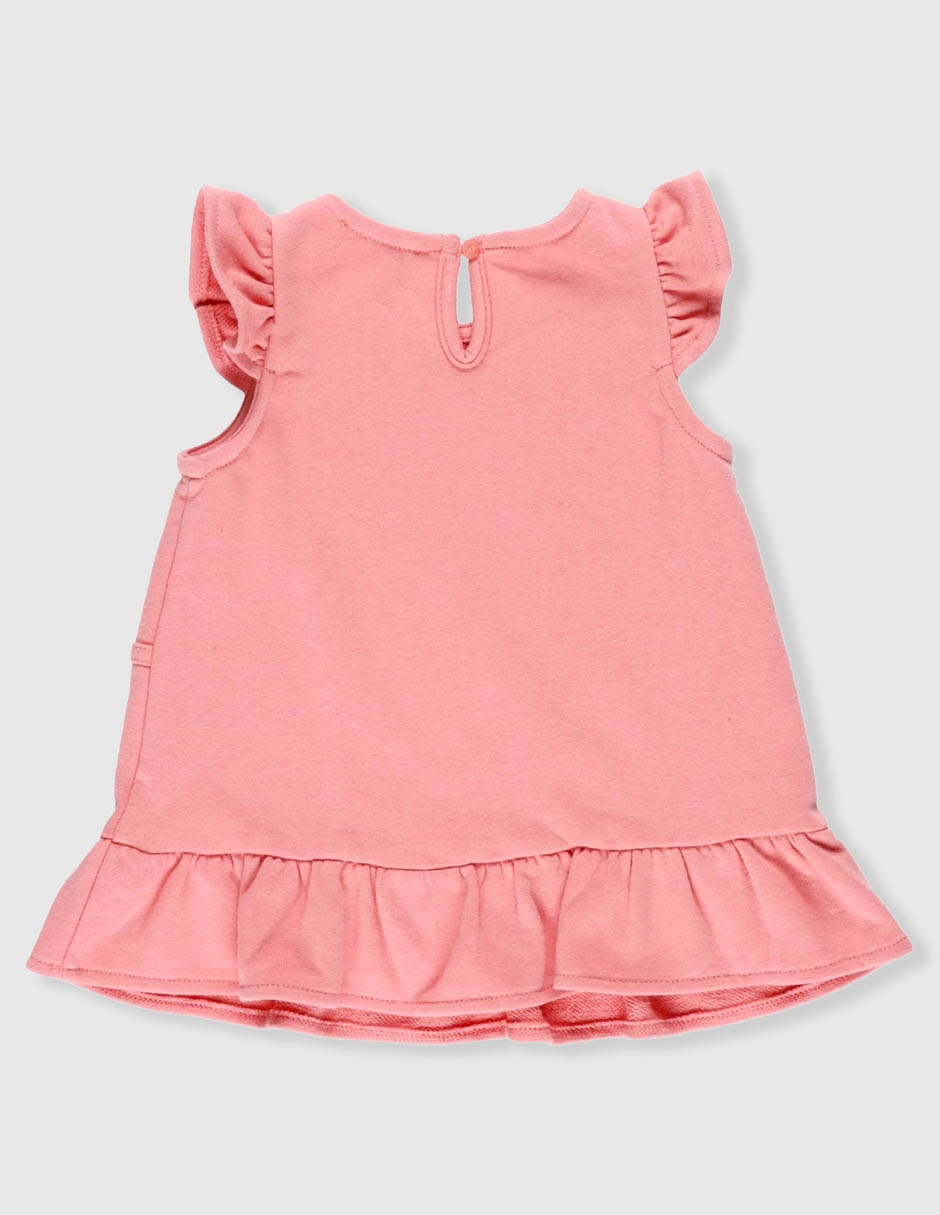 Vestido manga volantes para niña 2