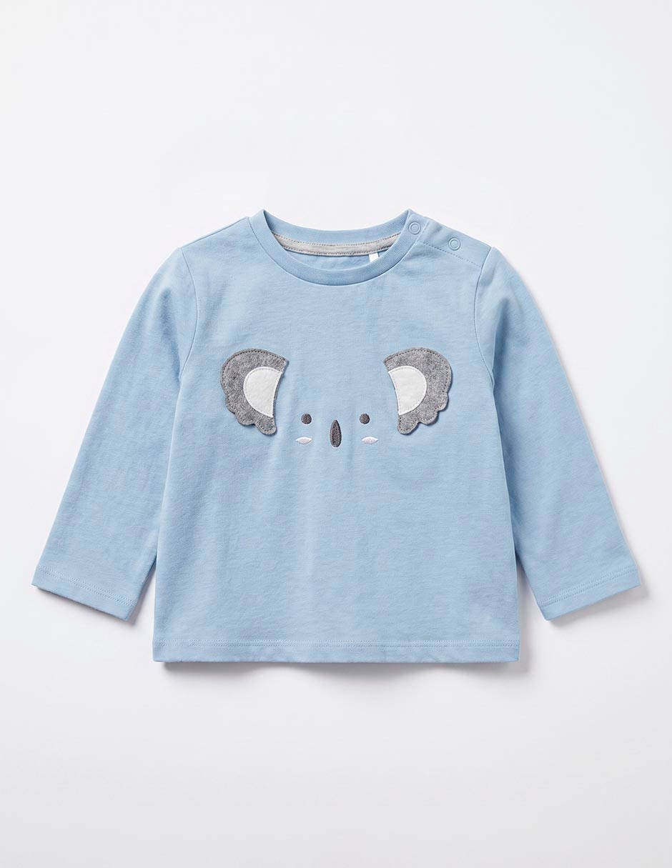 Playera Koala manga larga para bebé niño 3
