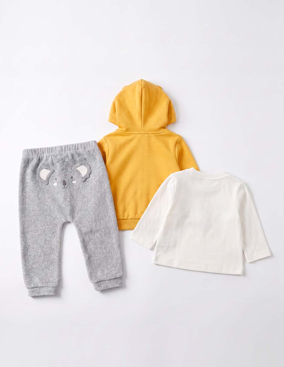 Conjunto de algodón Bebé 3