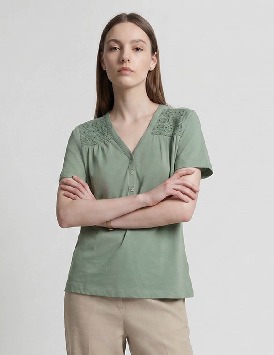 Blusa manga corta para mujer Blusa manga corta para mujer
