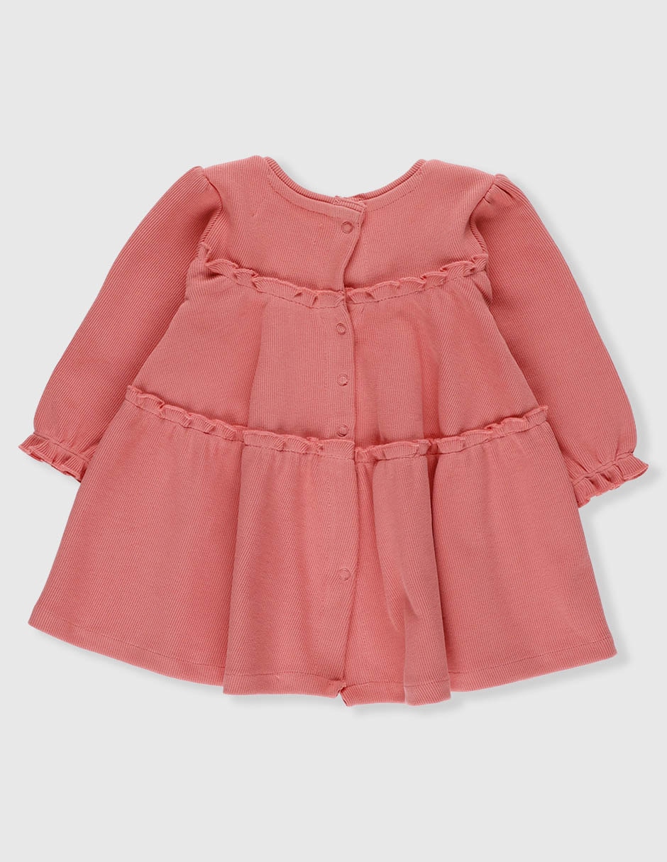 Vestido manga globo para bebé niña 4