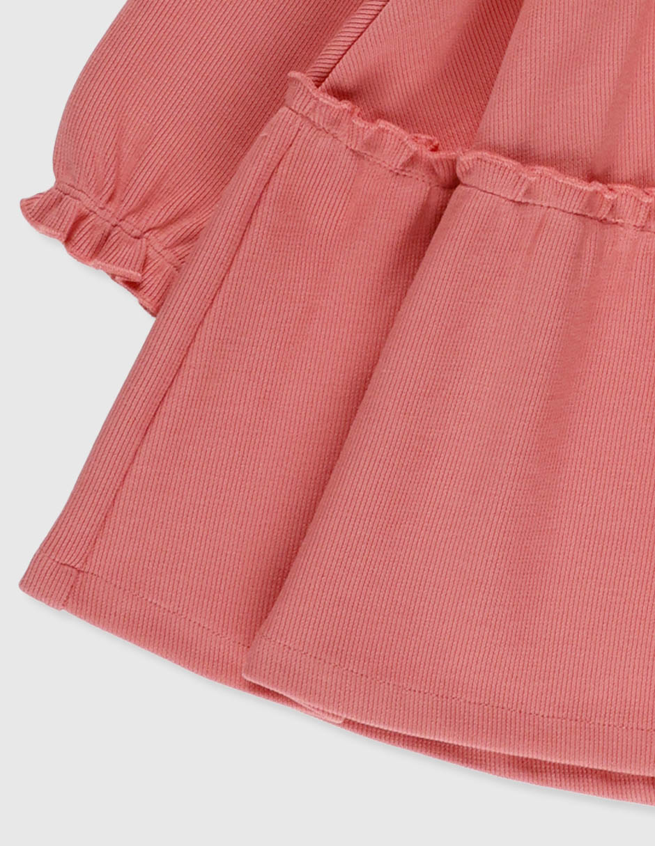 Vestido manga globo para bebé niña 2