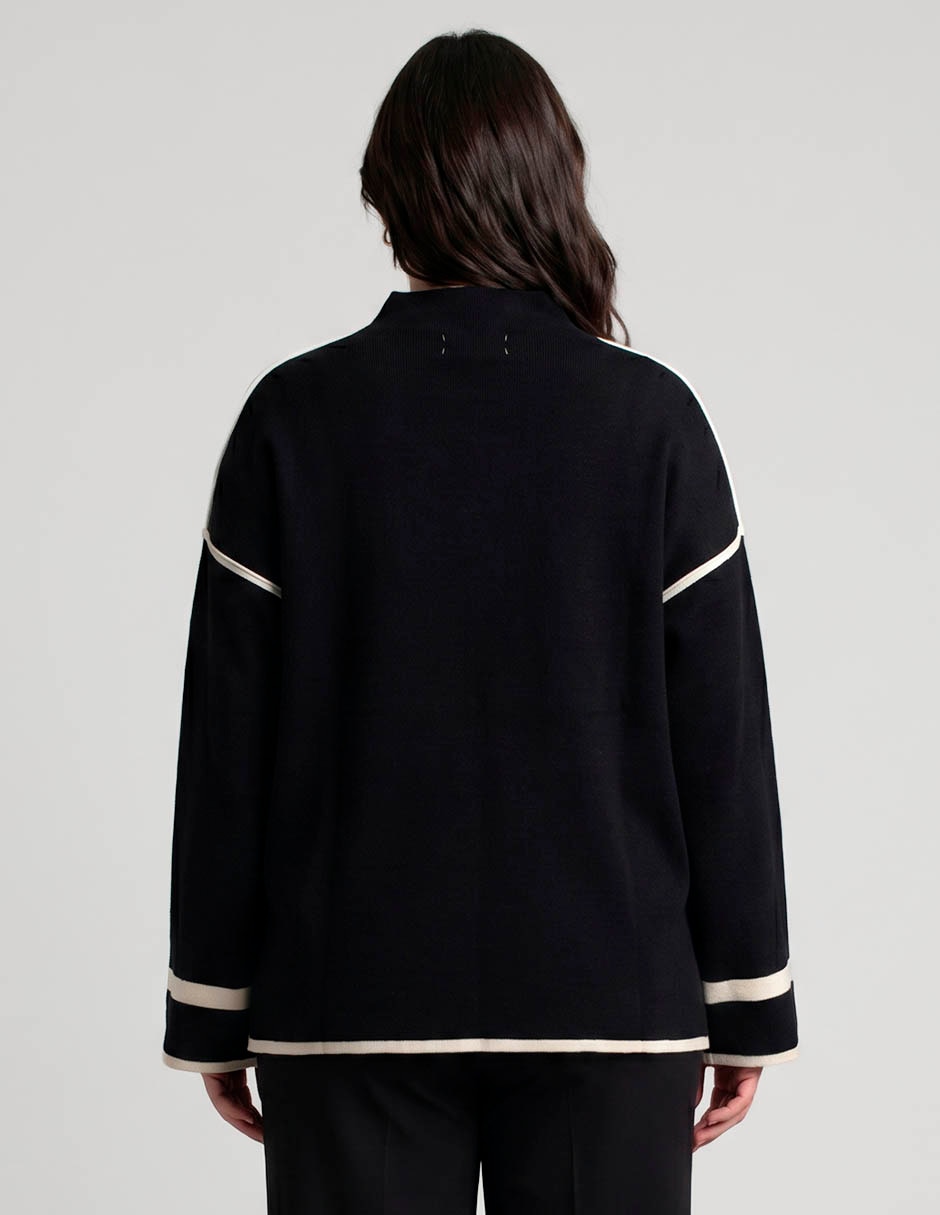 Suéter cuello alto para mujer 2