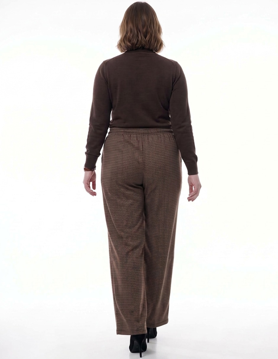 Pantalón wide leg contempo recto para mujer