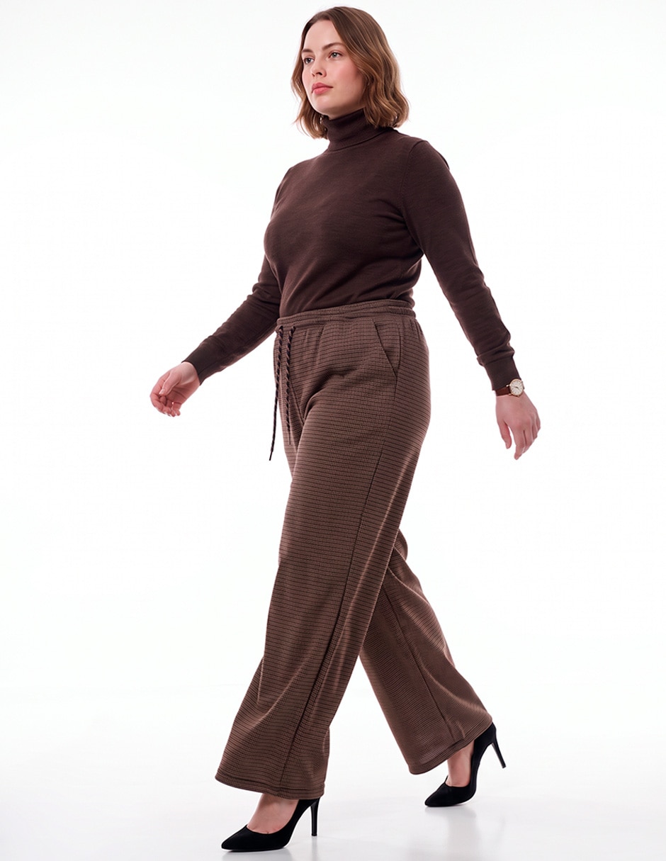 Pantalón wide leg contempo recto para mujer
