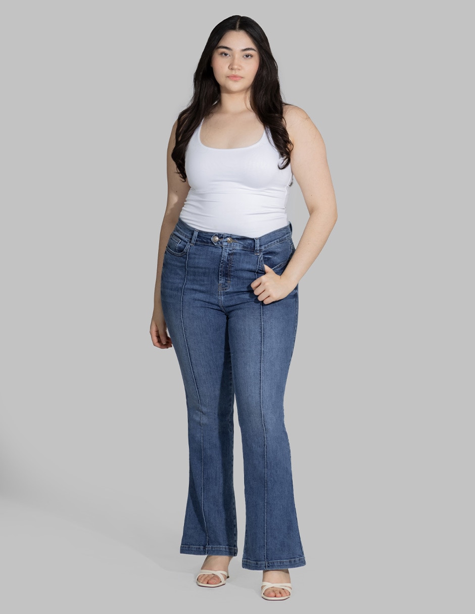 Jeans bota para mujer 4