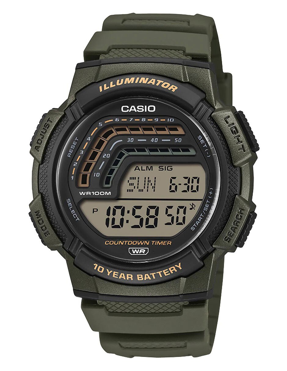 Reloj Casio Collection para hombre WS-1800-3AVCF Reloj Casio Collection para hombre WS-1800-3AVCF