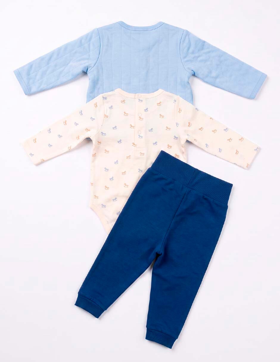 Conjunto casual de algodón para bebé niño 2