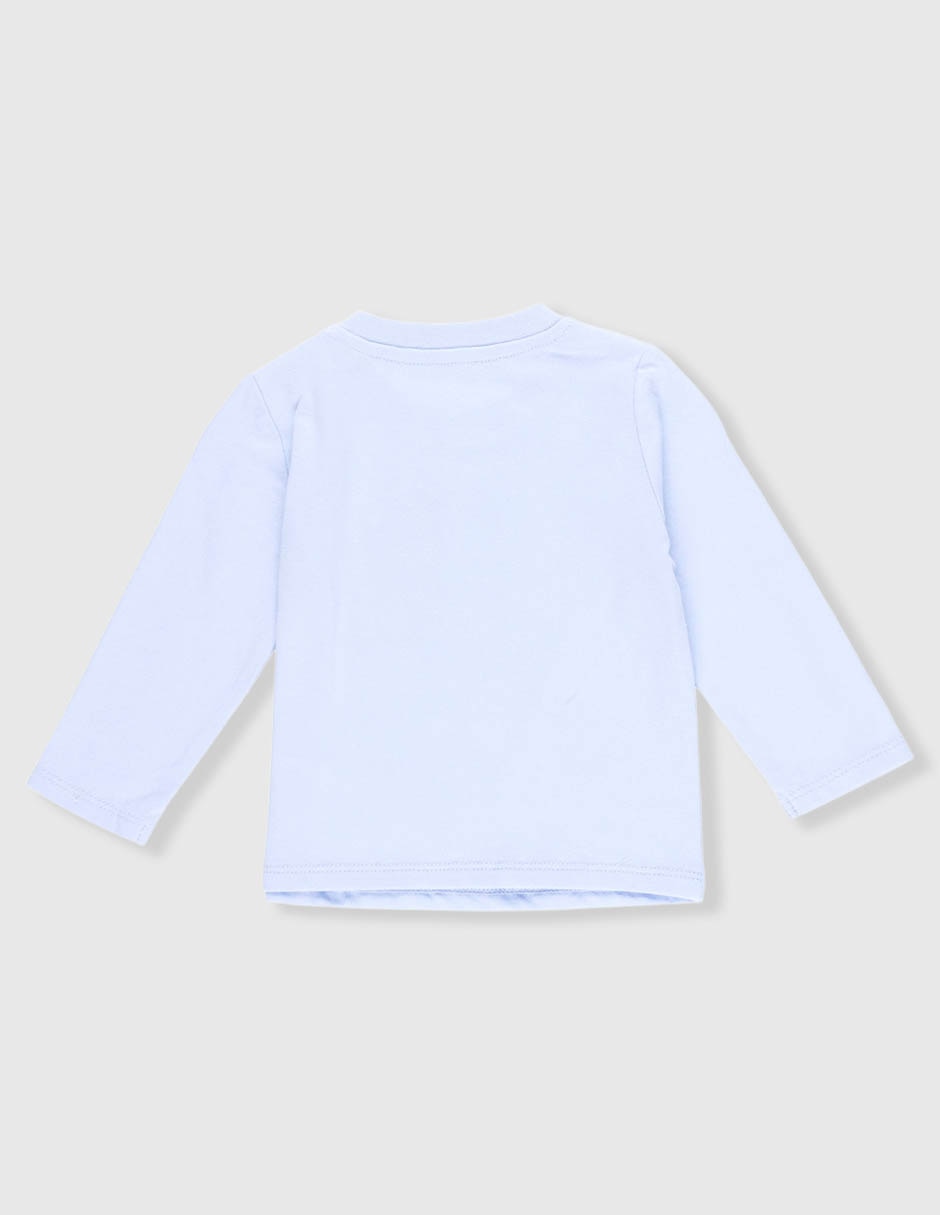Playera manga larga para bebé niño