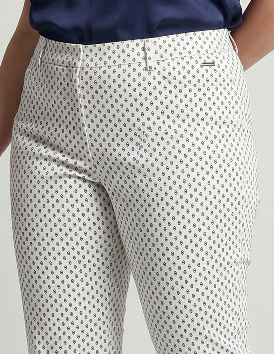 Pantalón capri slim para mujer 3