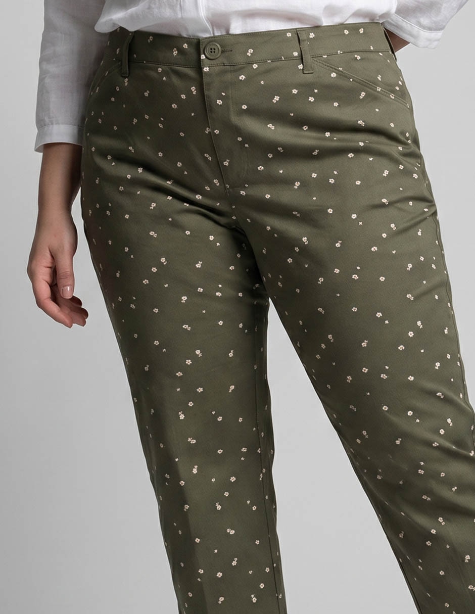 Pantalón capri slim para mujer 3