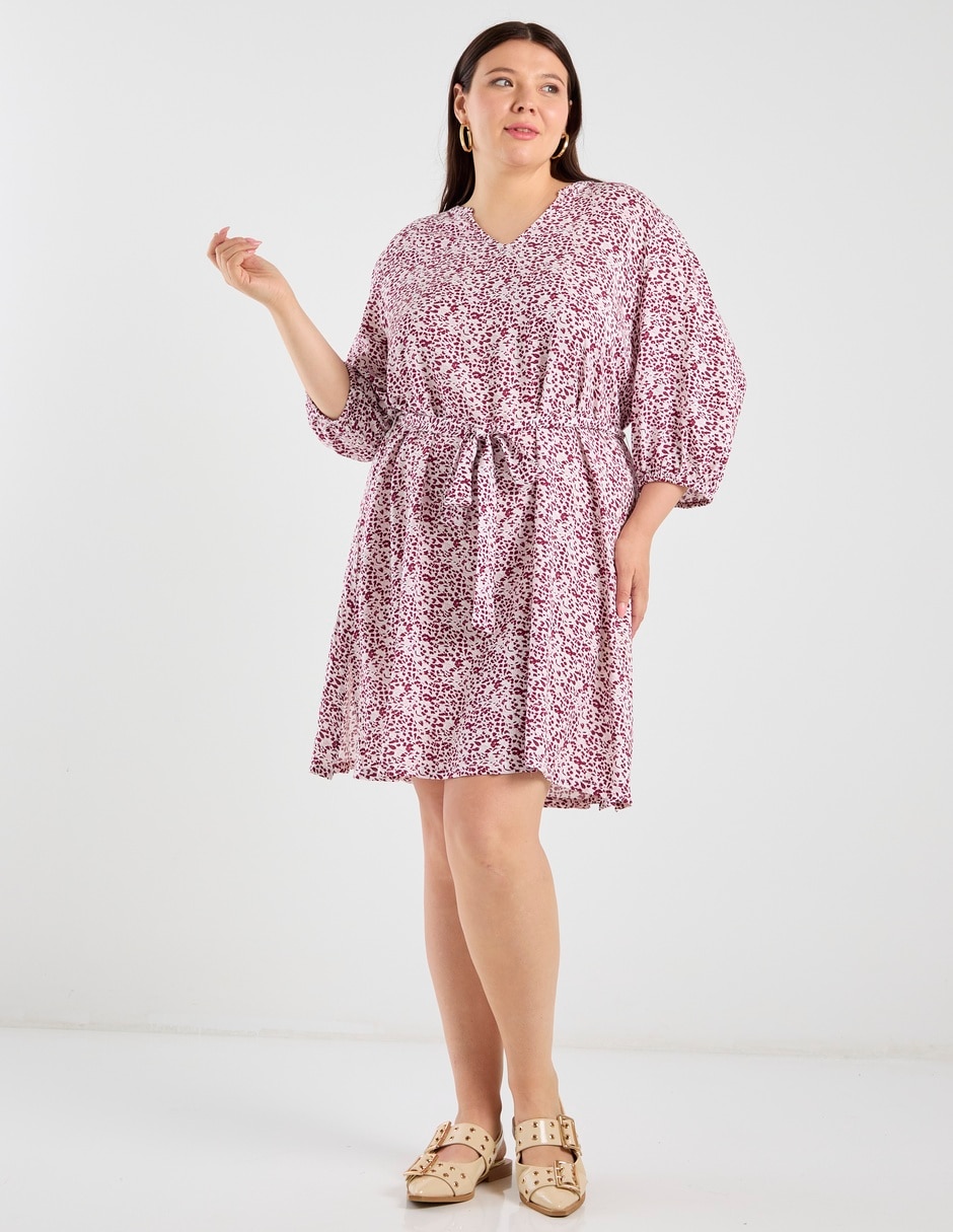 Vestido 3/4 casual para mujer