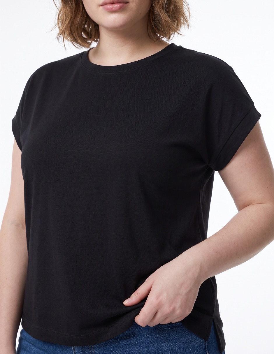 Blusa manga corta para mujer 4