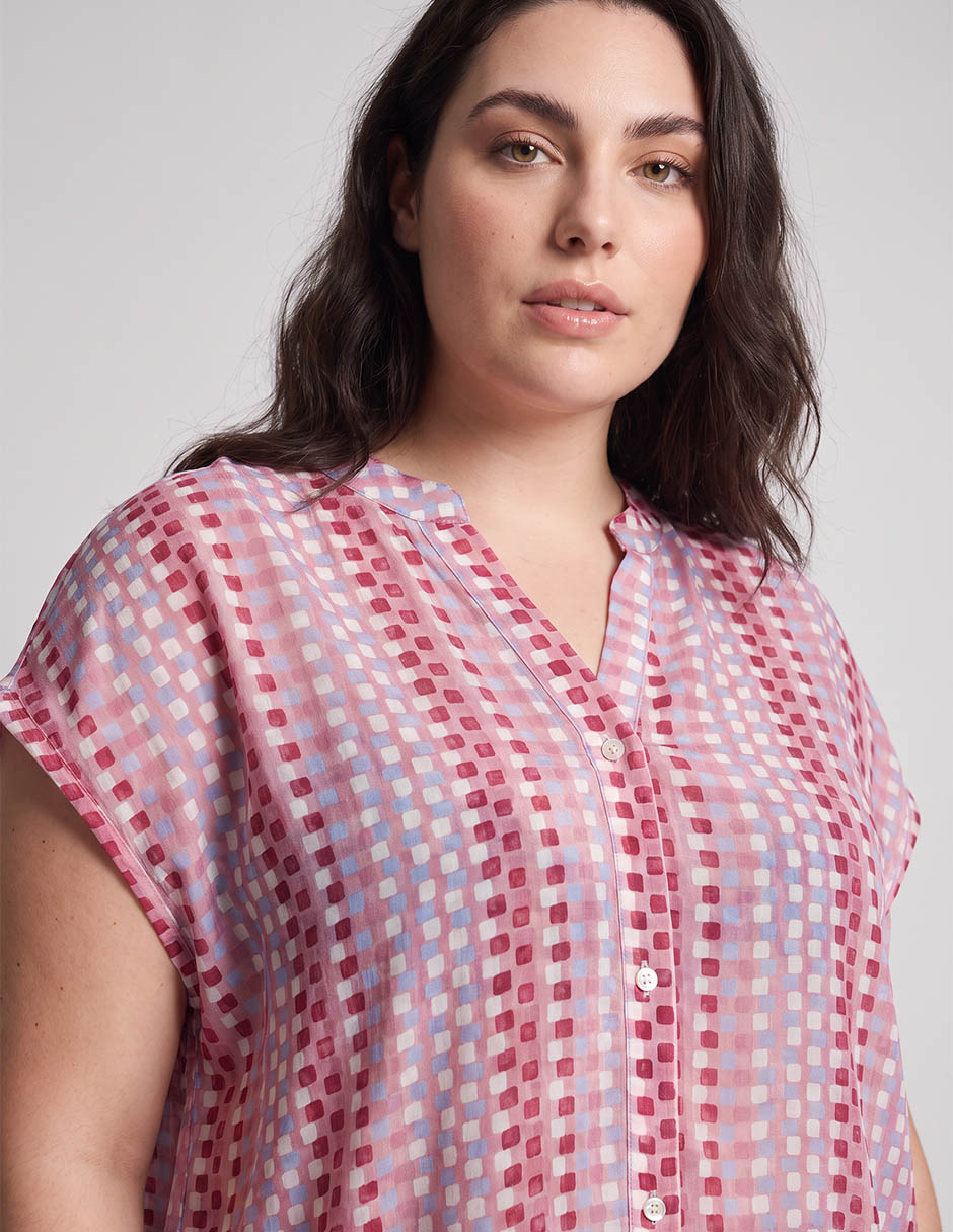 Blusa manga corta para mujer 3