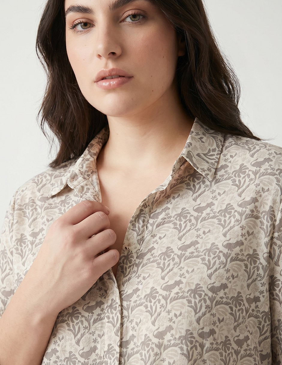 Blusa manga 3/4 para mujer 2