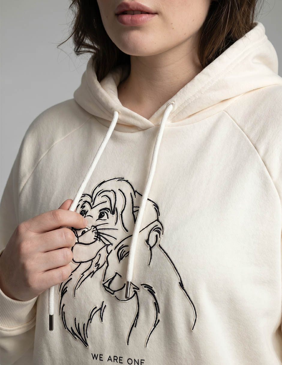 Sudadera con capucha y bolsa El Rey León para mujer 2