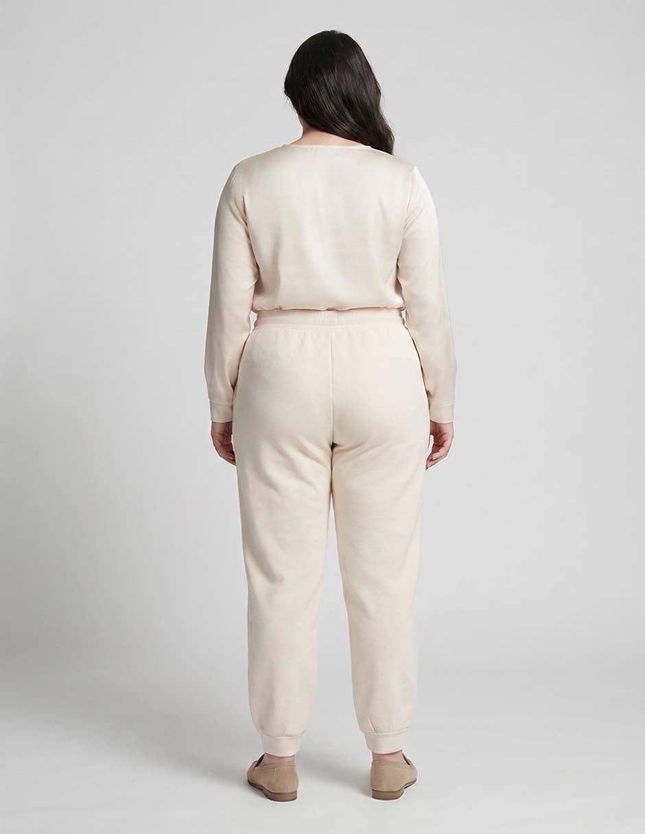 Pants regular con jareta para mujer 4