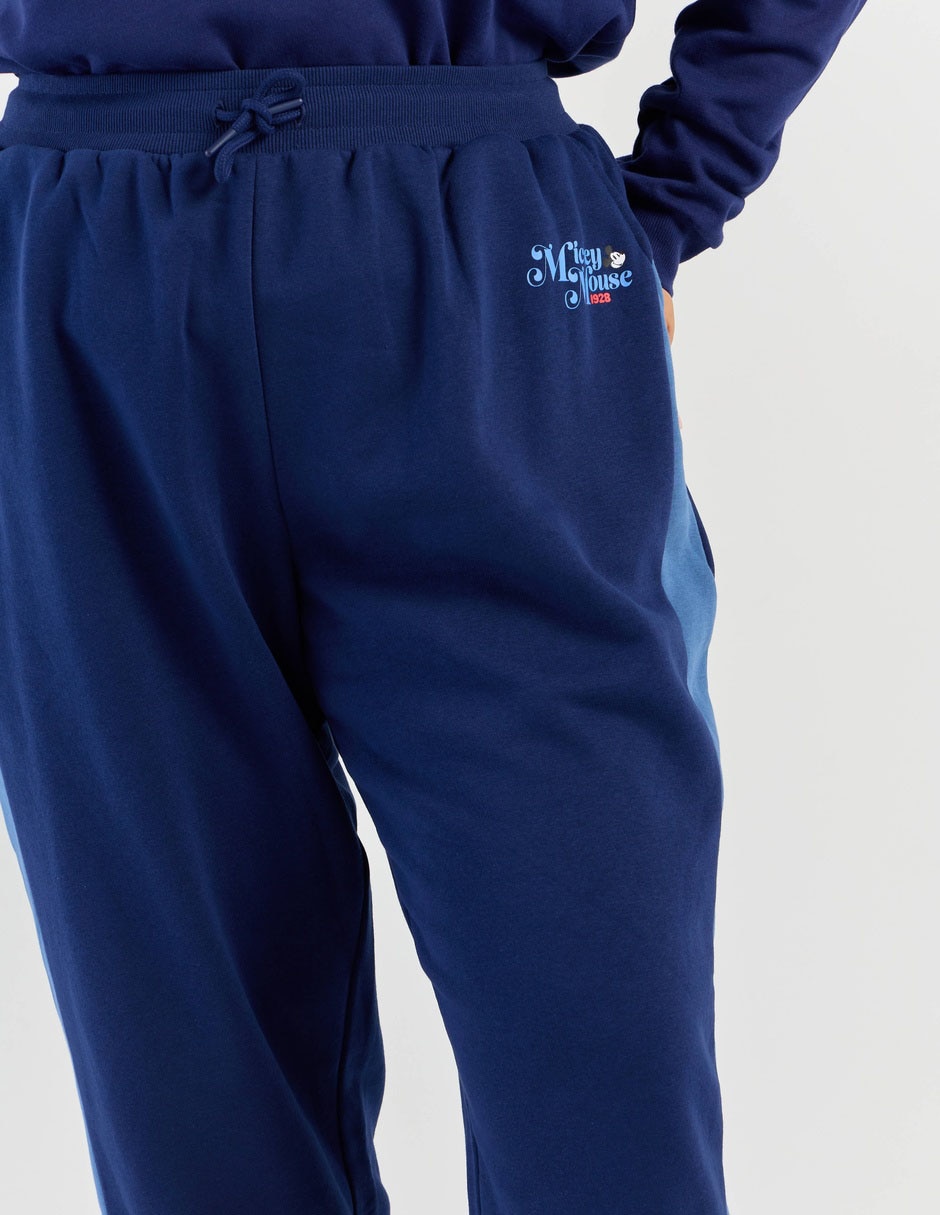 Pants slim Mickey Mouse con agujeta para mujer 3