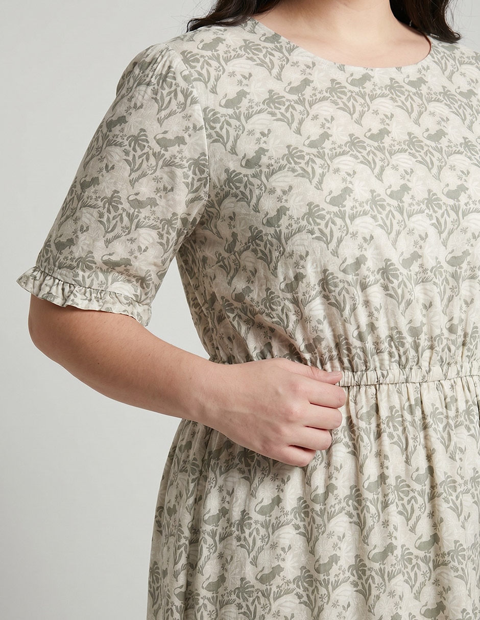 Vestido midi casual para mujer 2