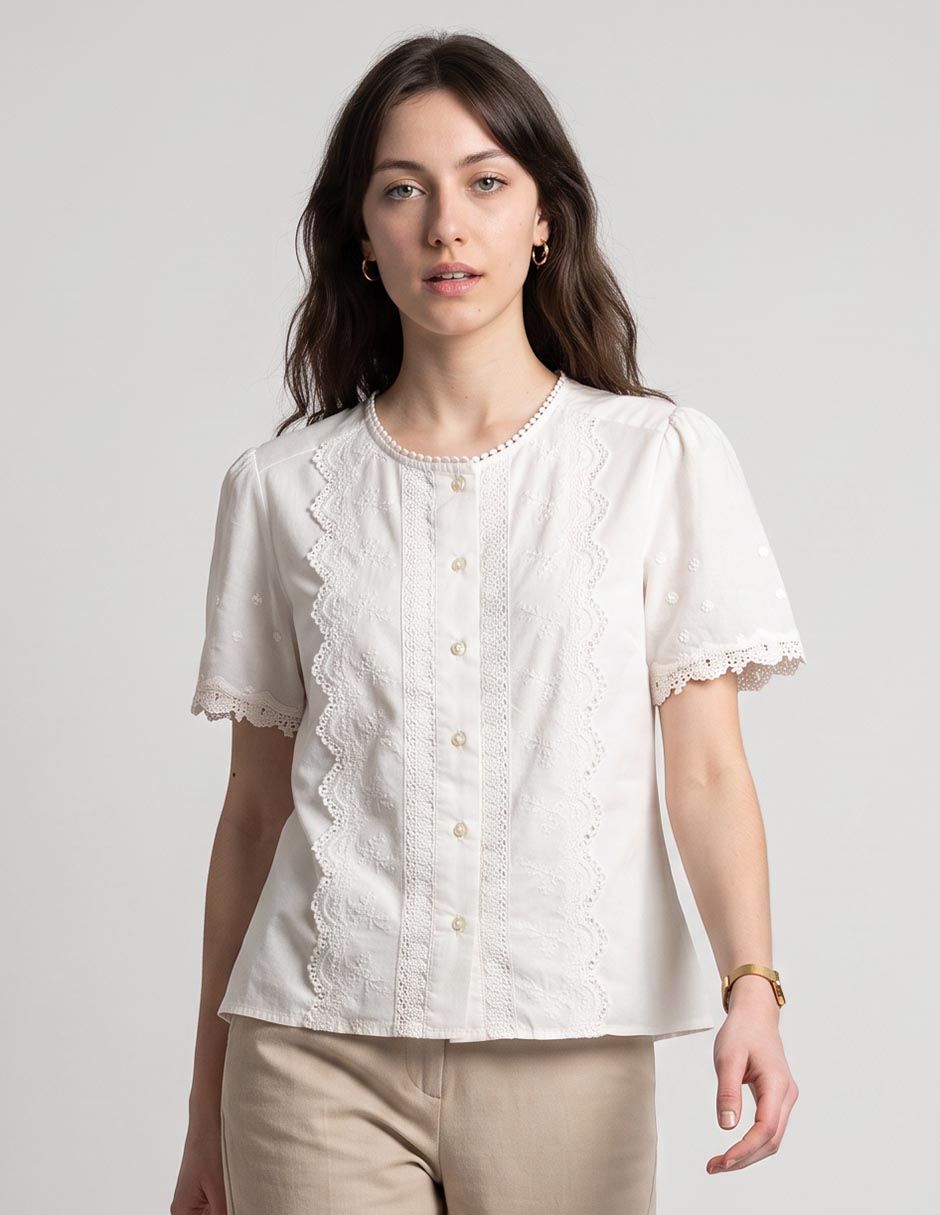 Blusa manga corta para mujer Blusa manga corta para mujer