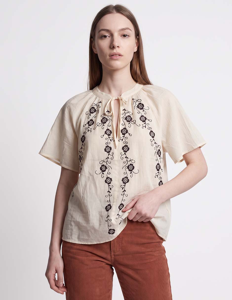 Blusa manga corta para mujer Blusa manga corta para mujer