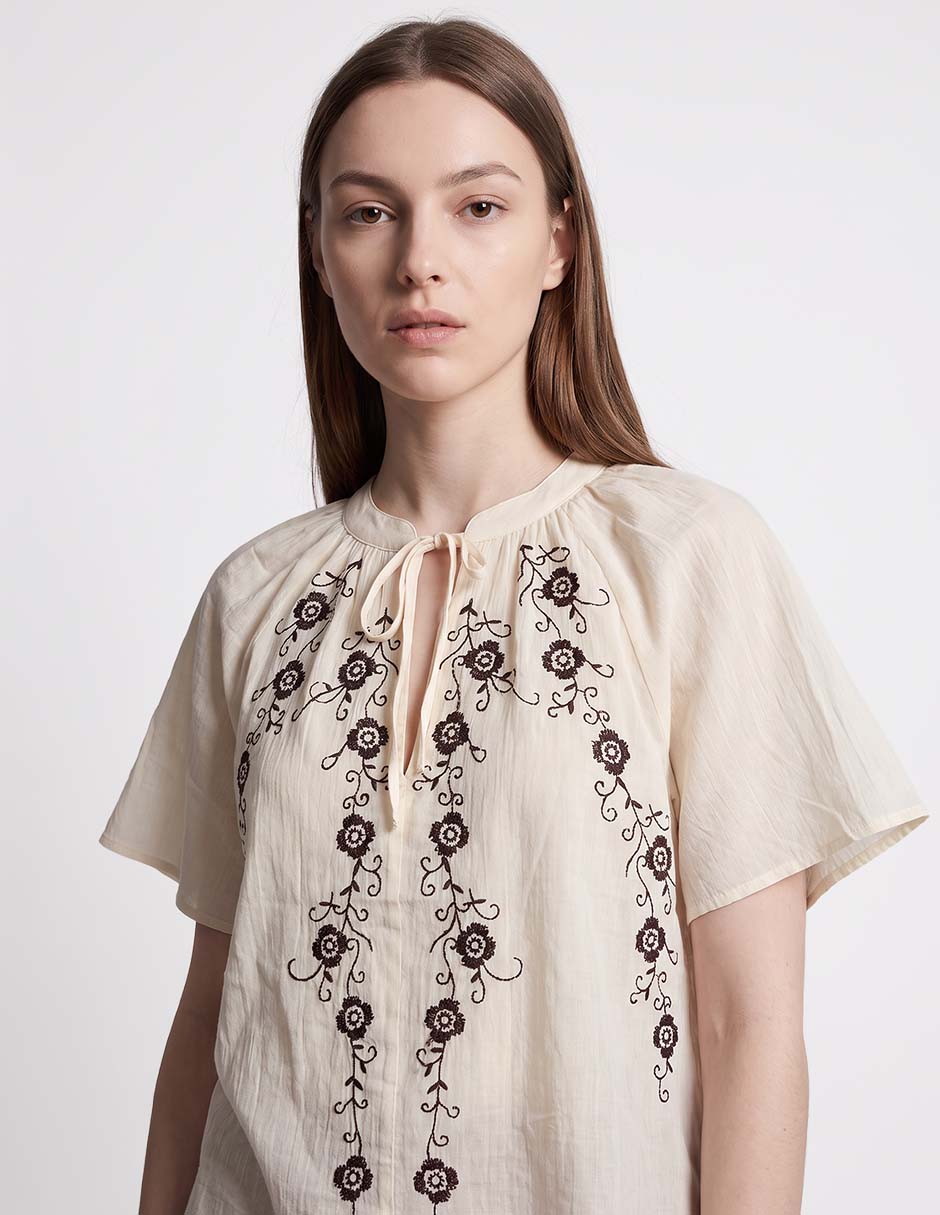 Blusa manga corta para mujer 2