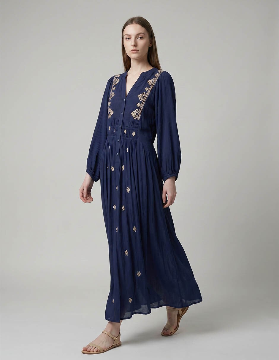 Vestido largo casual para mujer Vestido largo casual para mujer