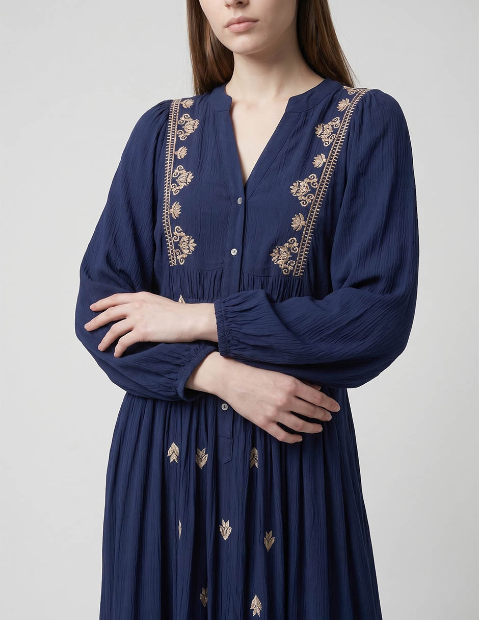 Vestido largo casual para mujer 3