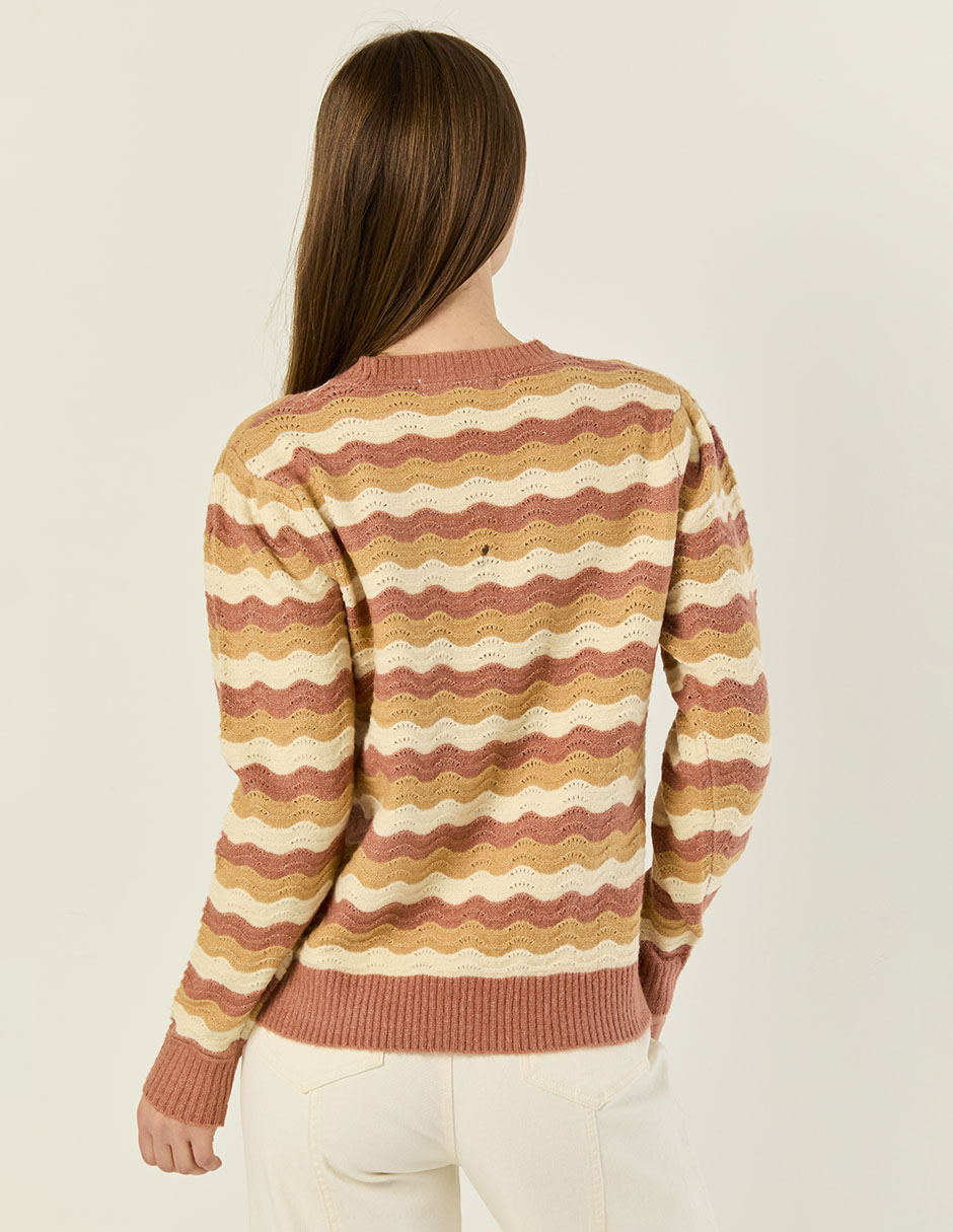 Suéter Week by Weekend cuello redondo para mujer
