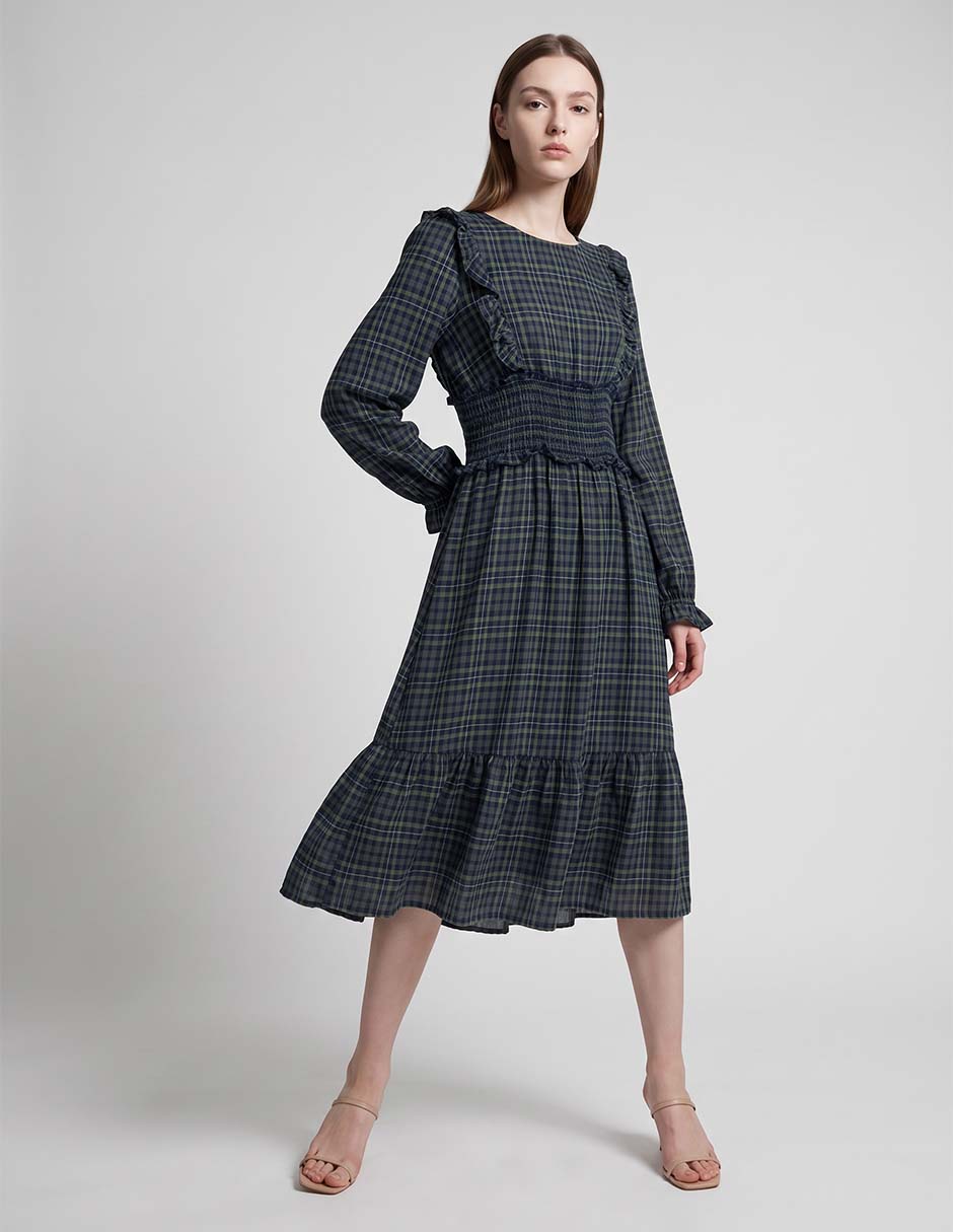 Vestido midi casual para mujer